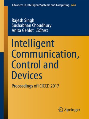 cover image of Intelligent Communication, Control and Devices